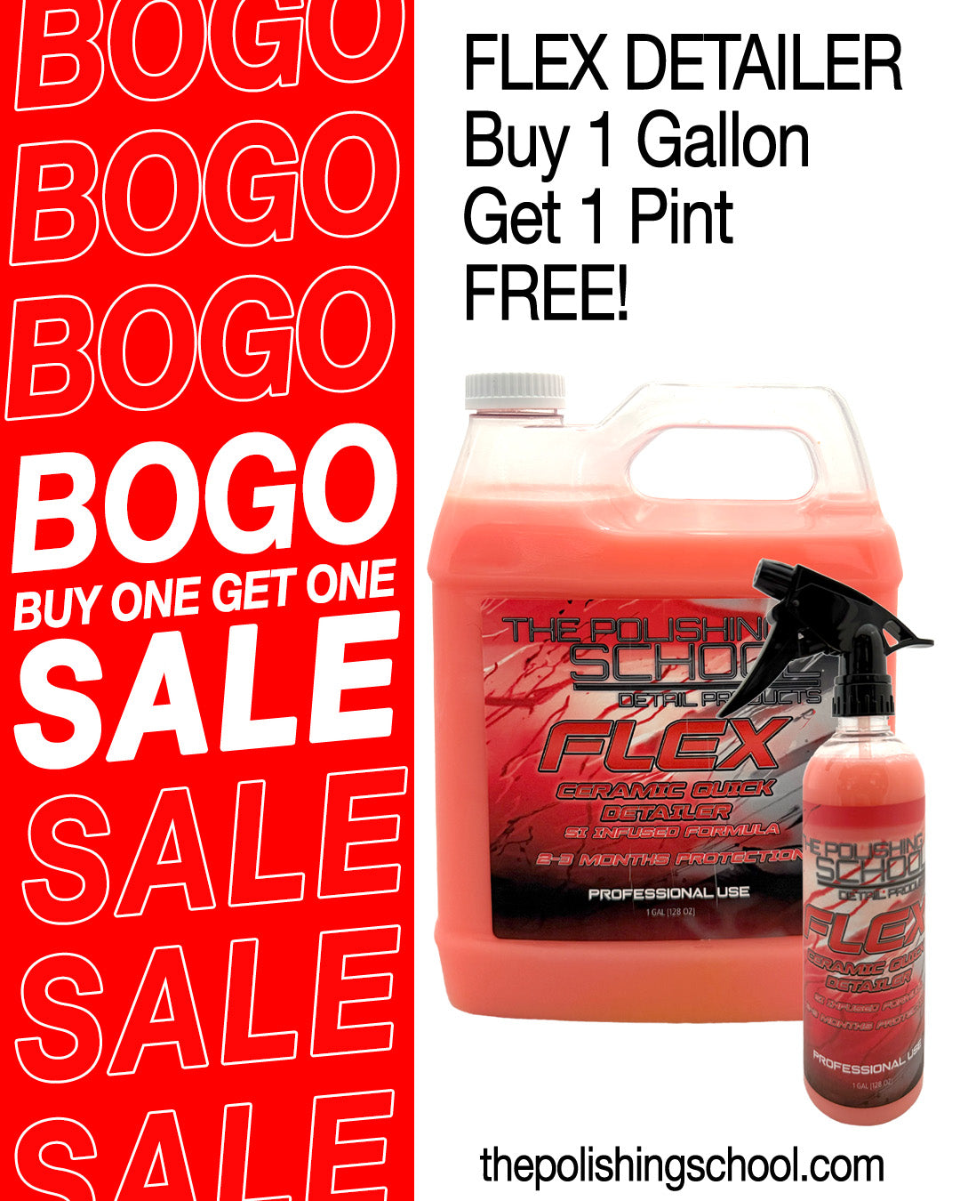 FLEX Buy 1 Gallon Get Pint FREE, thepolishingschool.com