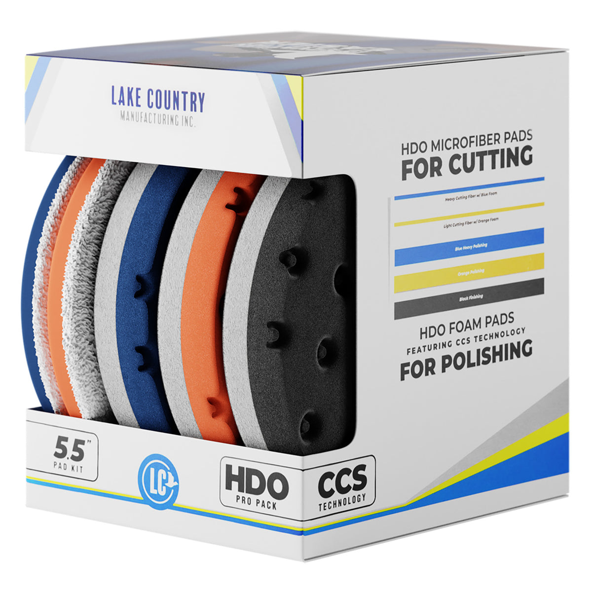 Lake Country HDO Pro Pack, 5.5 inch sold at The Polishing School