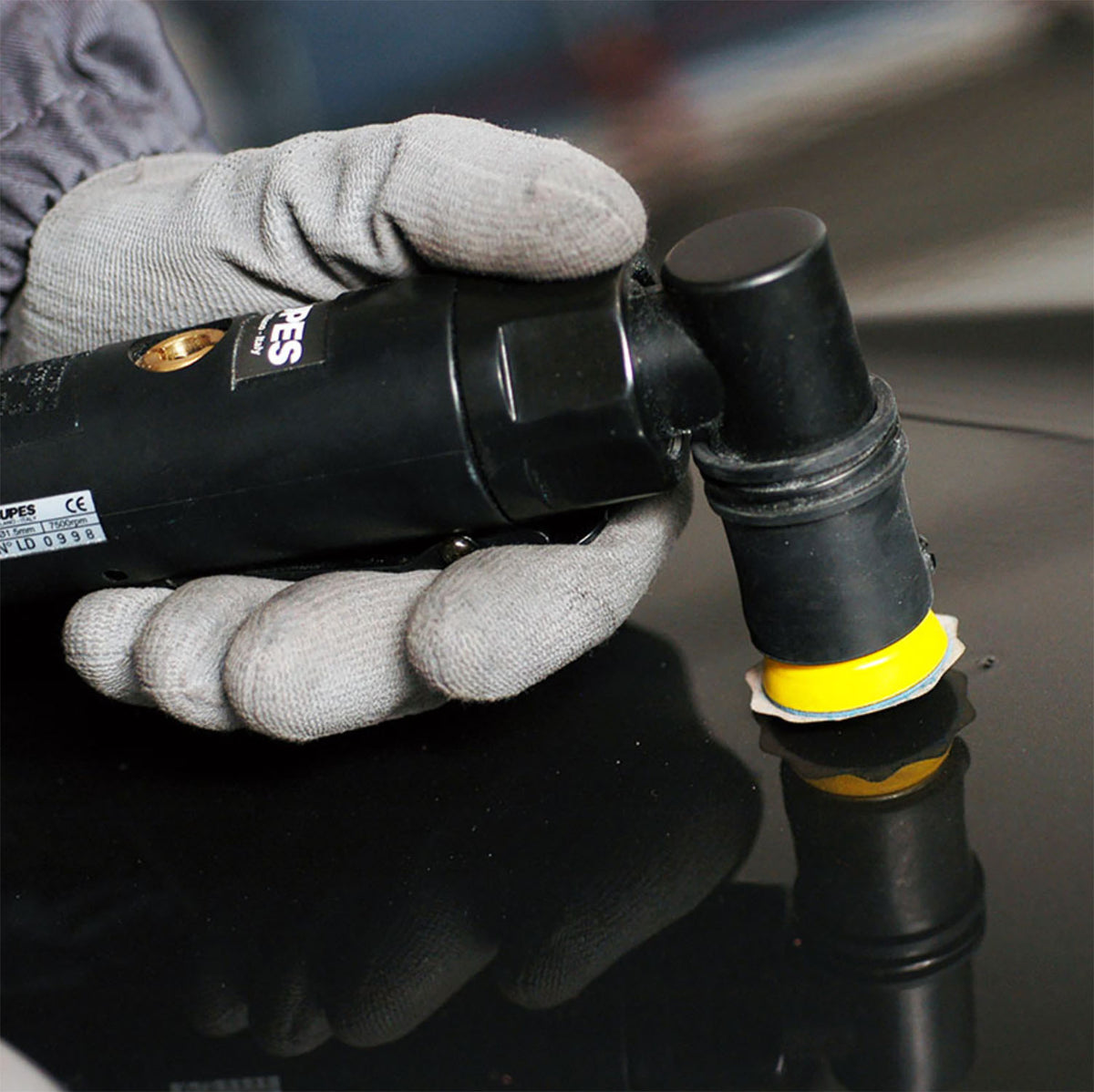 Rupes Pneumatic Mini Sander Demo, The Polishing School, California
