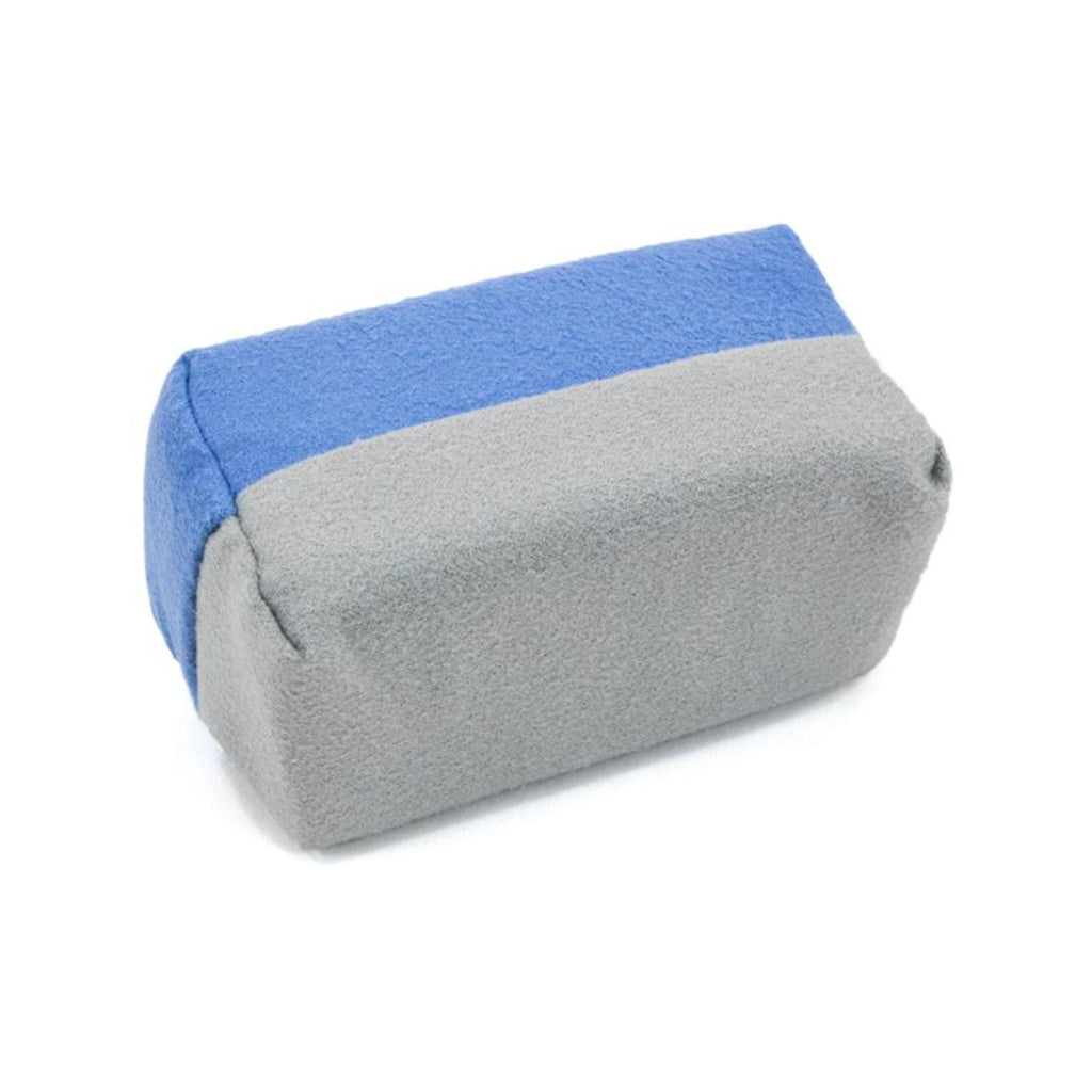 Saver Applicator Smooth - Microfiber Suede Applicator Sponge with Plastic Barrier - Blue & Gray , The Polishing School