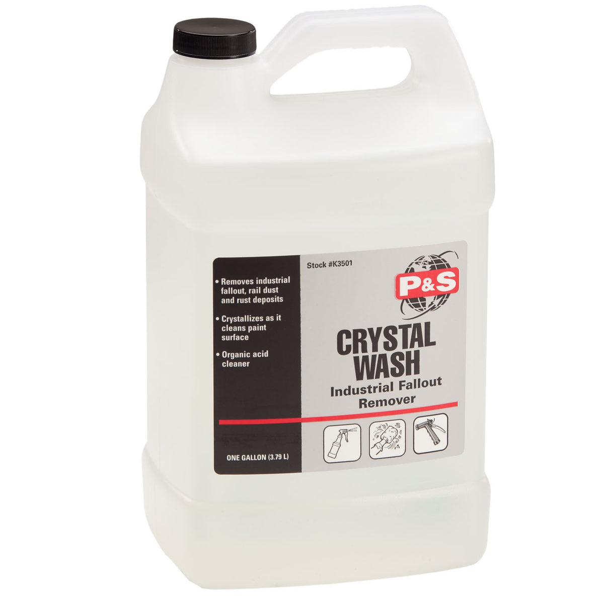 Crystal Wash Industrial Fallout Remover, buy at The Polishing School