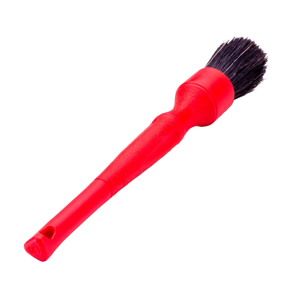 DF Boars Brush (Red) Detail Brush - Large (9.5"/2" Brush by 1"), at the Polishing School
