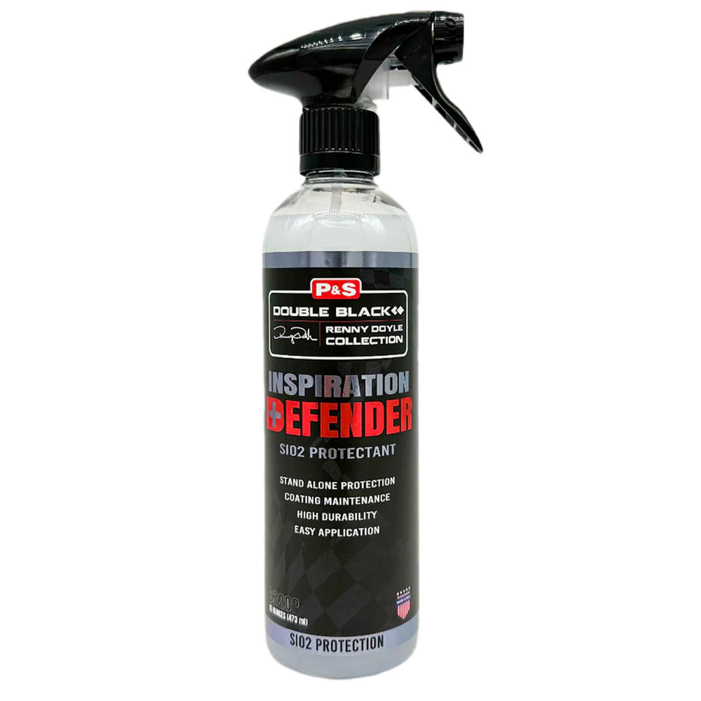 P&S Double Black Defender S102 Protectant 1 pint size, available at The Polishing School, California
