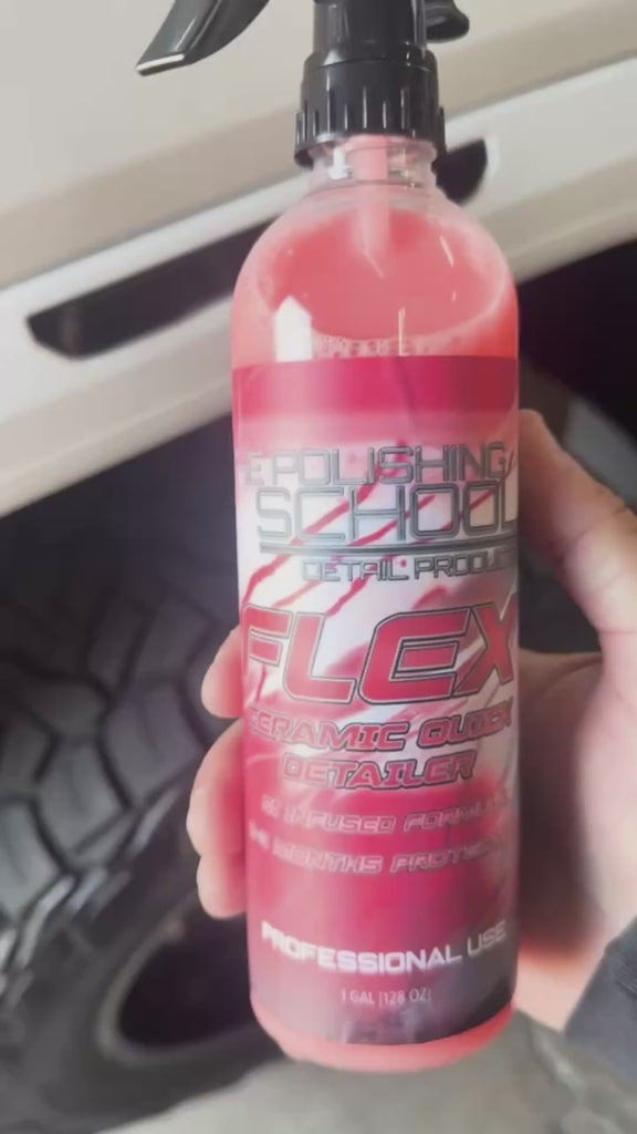 FLEX deomonstration, car detail product, thepolishingschool.com