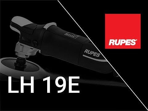 Rupes Rotary Polisher - Bigfoot LH19E Polisher Video available at The Polishing School, California
