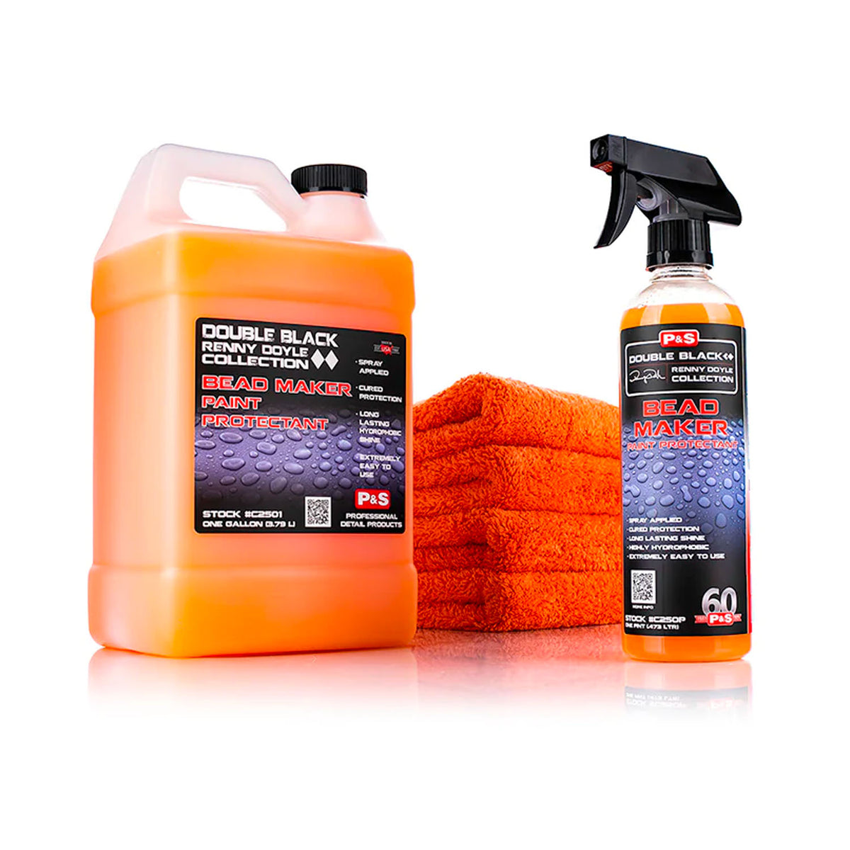 P&S Bead Maker Kit 2 - 1 Gallon & 1 Pint Bead Maker + 4 Eagle Edgeless 500 Towels, thepolishingschool.com