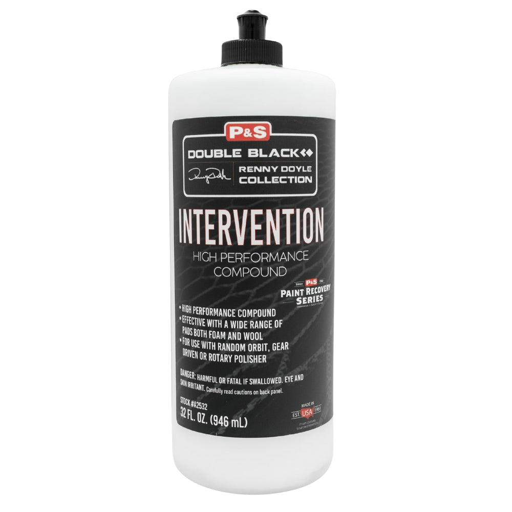 P&S Double Black Intervention High Performance Compound 32oz, thepolishingschool.com