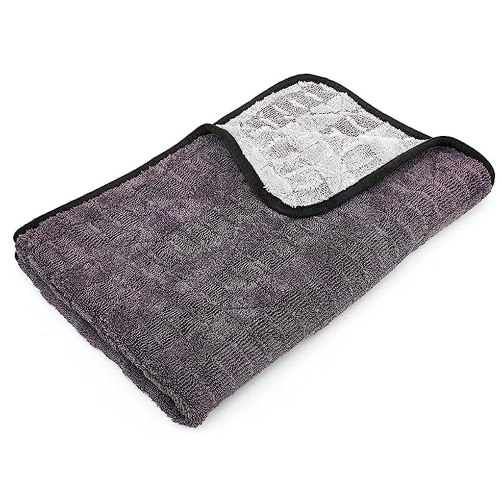 The Gauntlet Drying Towel - Microfiber, Designed to Dry Vehicles Faster, 20in x 30in, Ice Grey + Grey, thepolishingschool.com
