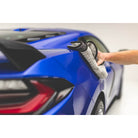 The Gauntlet Drying Towel - Microfiber, Designed to Dry Vehicles Faster, 20in x 30in, Ice Grey + Grey, thepolishingschool.com