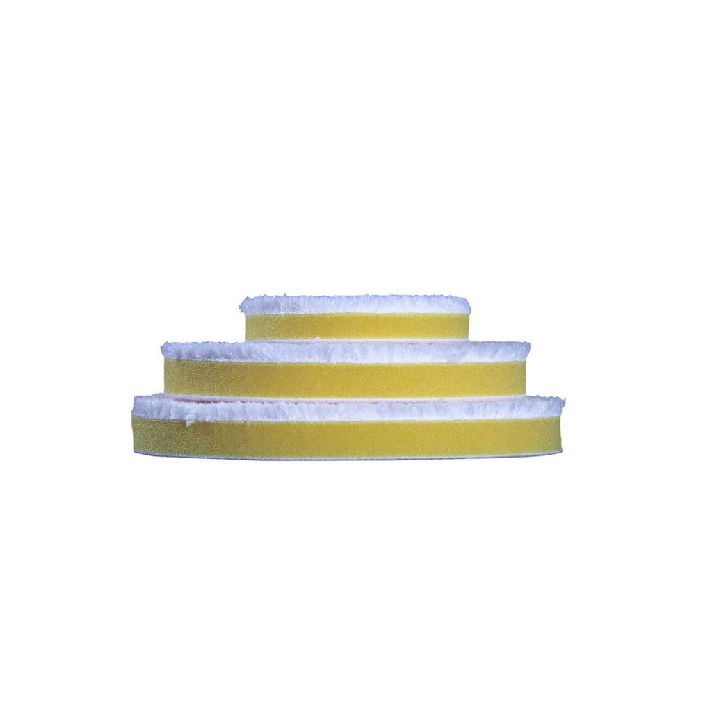 Rupes D-A Fine MicroFiber Polishing Pads (Yellow) 3 sizes, The Polishing School, California