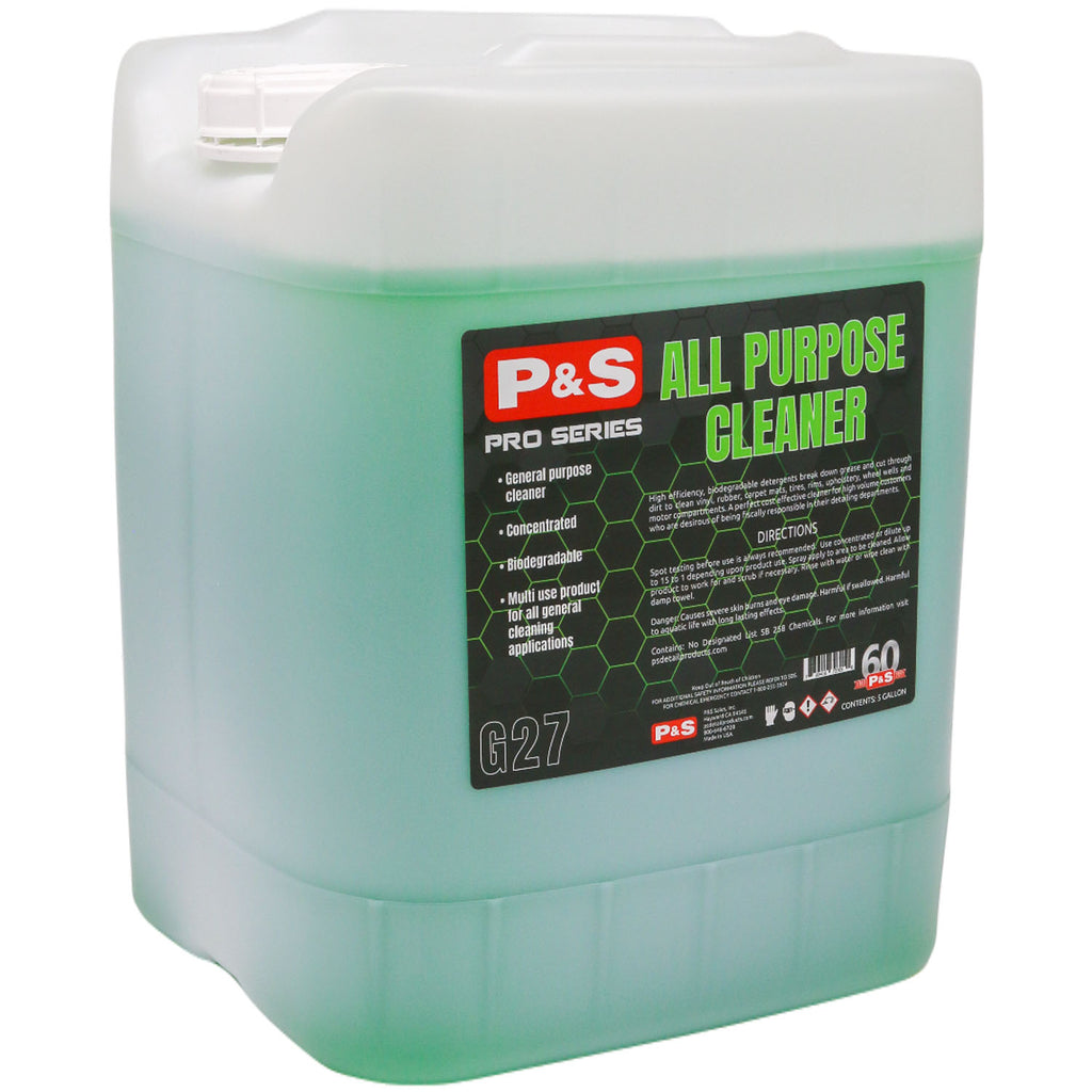 P&S Pro Series All Purpose Cleaner 5 gallon, sold at The Polishing School