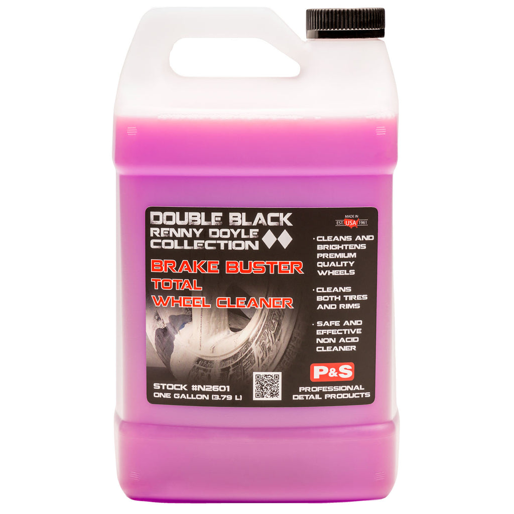 P&S Detail Products Double Black Brake Buster Total Wheel Cleaner 1 gallon size, The Polishing School, California