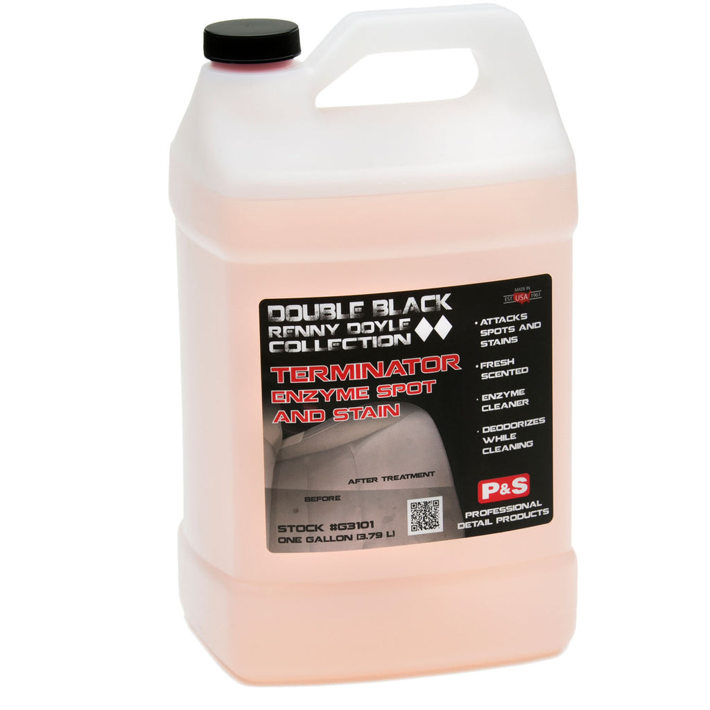 Double Black Terminator - Terminator Enzyme Spot and Stain Remover - 1 gallon, The Polishing School