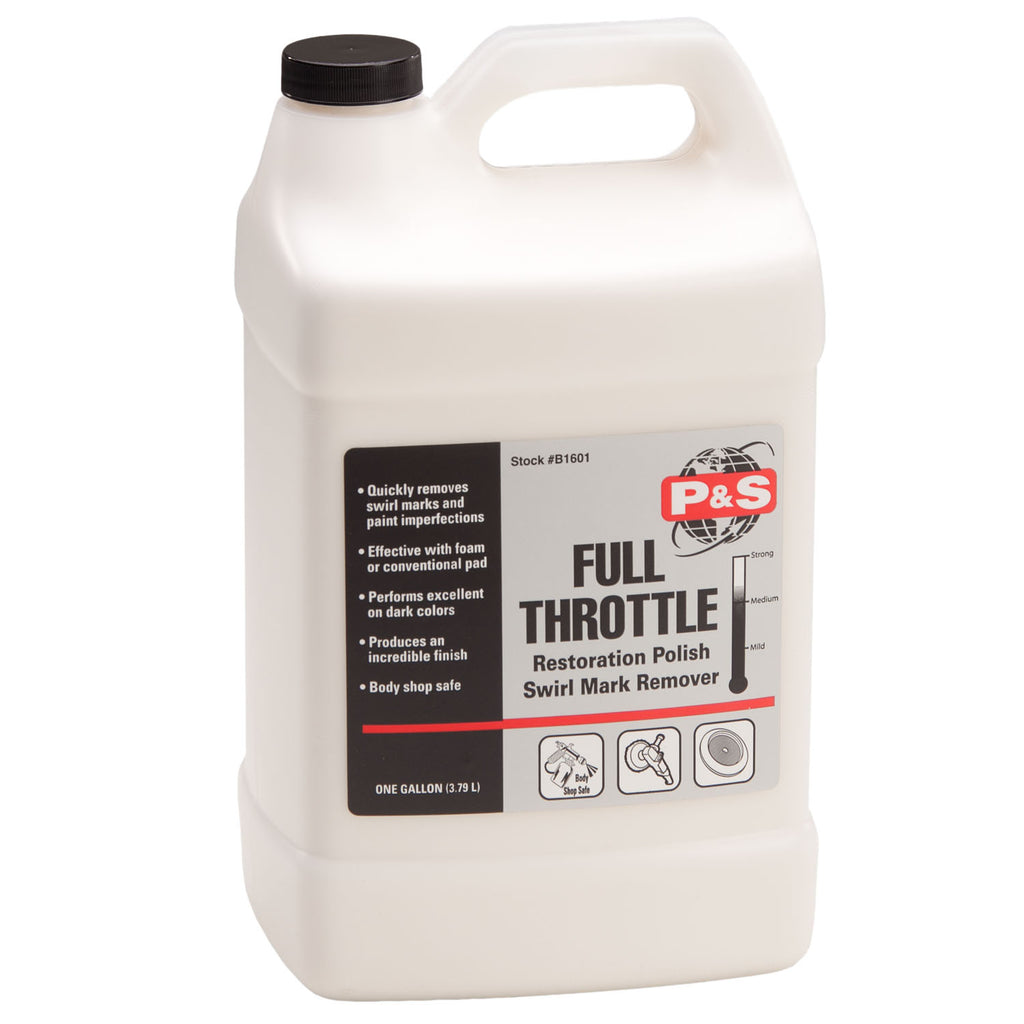 P&S Detail Products Full Throttle Performance Cleaner/Polish - 1 gallon, The Polishing School
