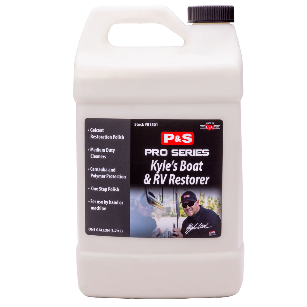 P&S Detail Products Pro Series Kyle’s Boat & RV Restorer - 1 gallon, The Polishing School