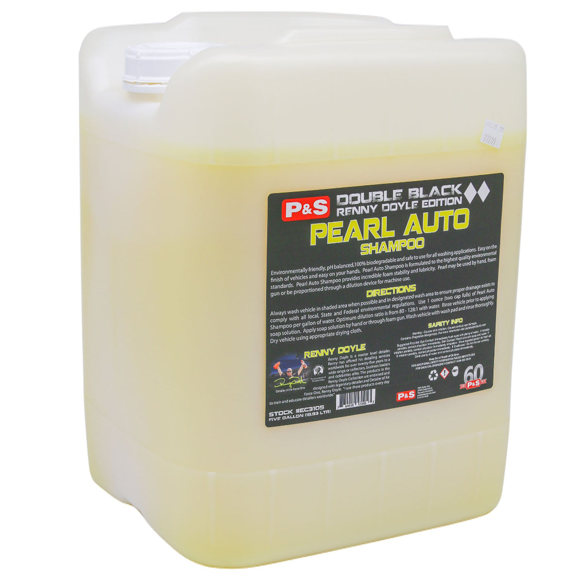 Double Black Pearl Auto Shampoo, 5 gallon, buy at The Polishing School