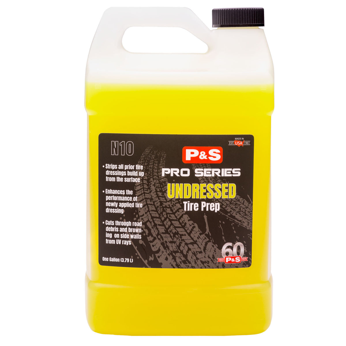 P&S Pro Series Undressed Tire Prep - 1 gallon, The Polishing School