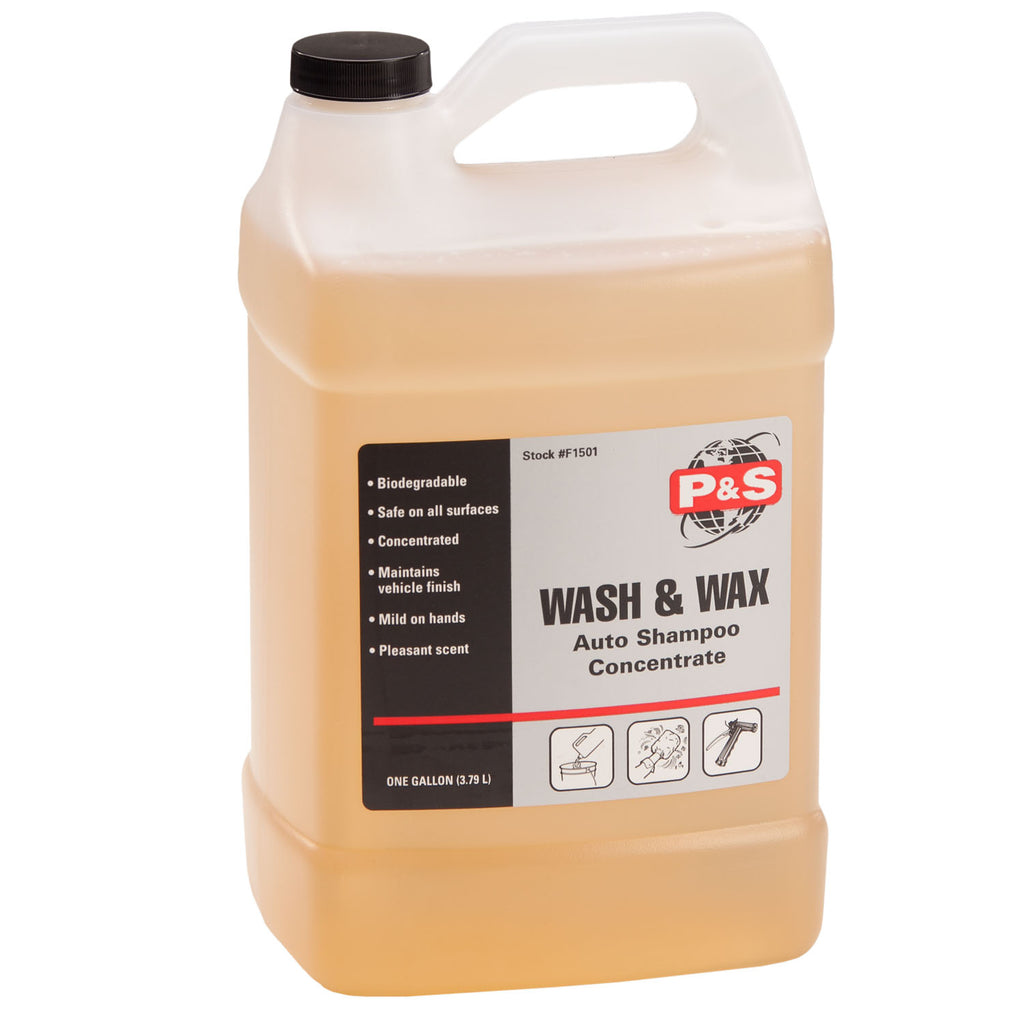 P&S Pro Series Wash & Wax, 1 gallon, The Polishing School